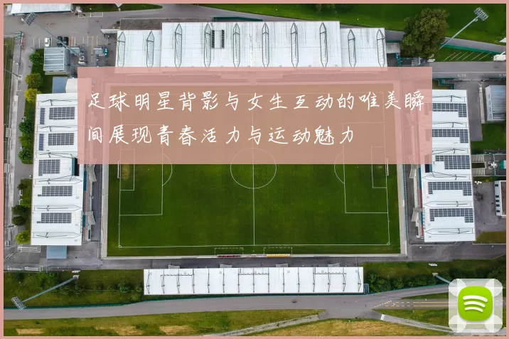 足球明星背影与女生互动的唯美瞬间展现青春活力与运动魅力