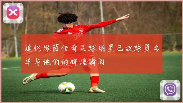 追忆绿茵传奇足球明星已故球员名单与他们的辉煌瞬间